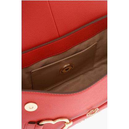Moschino LOVE Faux Leather BIG HEARTBIT Shoulder Bag