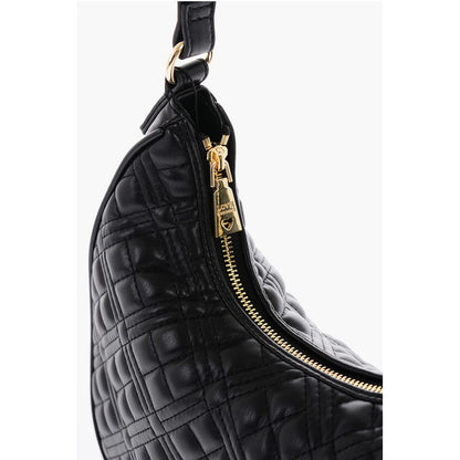 Moschino LOVE Quilted Faux Leather Hobo Bag