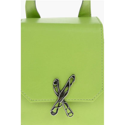 Ixos Leather CINCILLA Mini Shoulder Bag with Silver Logo