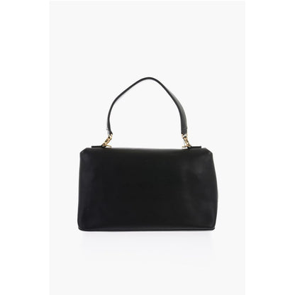 Moschino LOVE Faux Leather Handle Bag with Removable Shoulder Strap