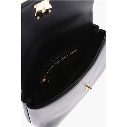 Moschino LOVE Faux Leather Handle Bag with Removable Shoulder Strap