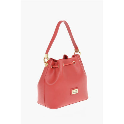 Moschino LOVE Bucket Bag with Braided Rope
