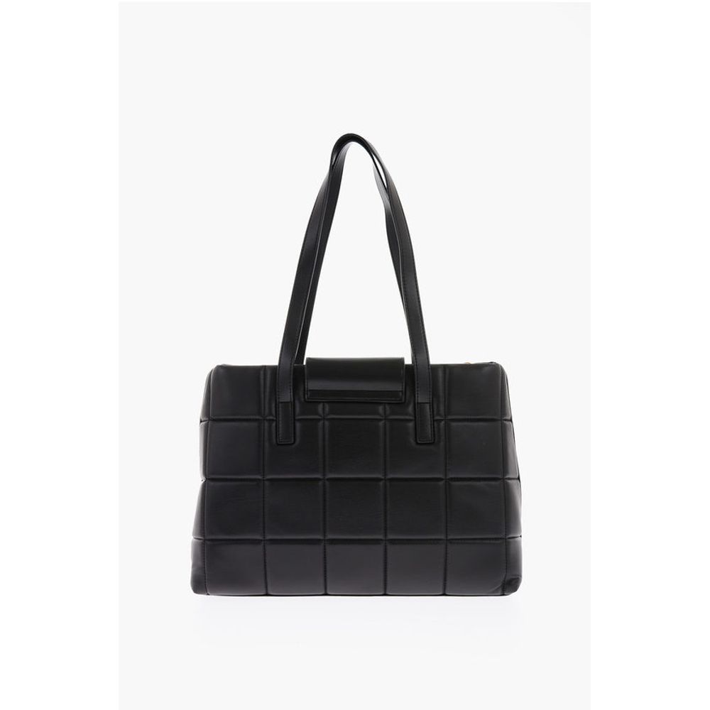 Moschino LOVE Faux Leather Padded Tote Bag