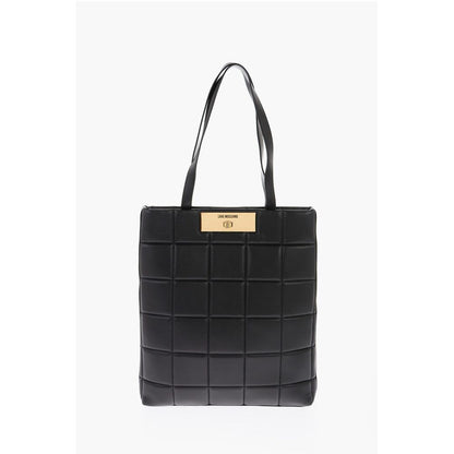 Moschino LOVE quilted faux leather shoulder bag