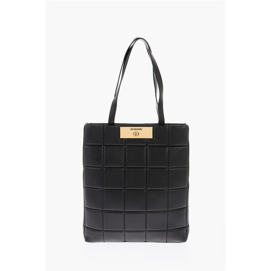 Moschino LOVE quilted faux leather shoulder bag
