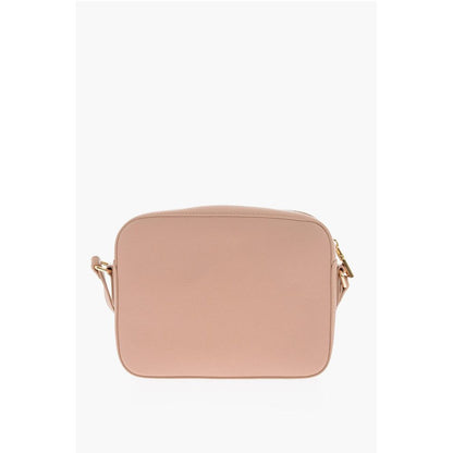 Moschino LOVE Textured Faux Leather Camera Bag with Maxi Pocket