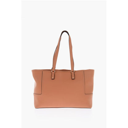 Moschino LOVE golden logo faux leather tote bag