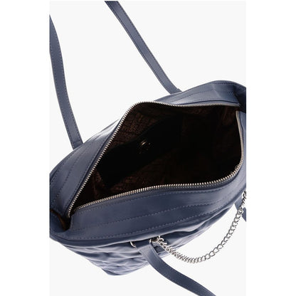 Moschino LOVE hearts embossed faux leather shoulder bag