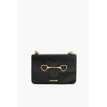 Moschino LOVE Chain and Clamp Shoulder Bag