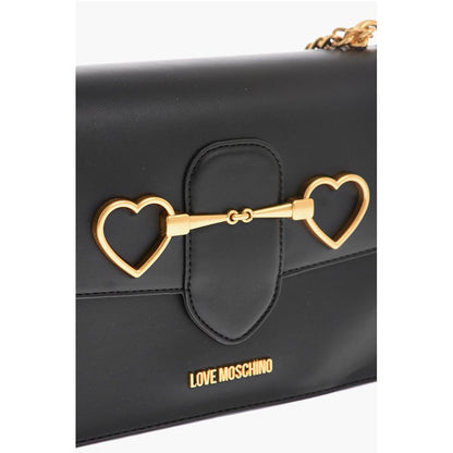 Moschino LOVE Chain and Clamp Shoulder Bag