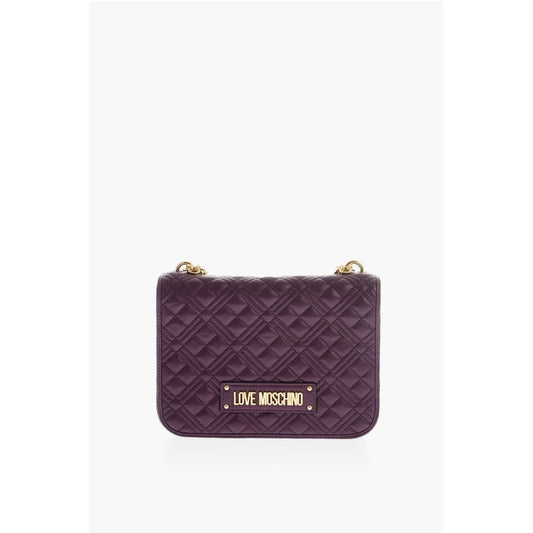 Moschino LOVE quilted faux leather shoulder bag
