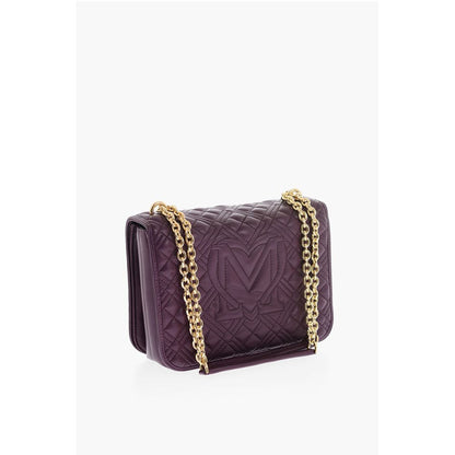 Moschino LOVE quilted faux leather shoulder bag