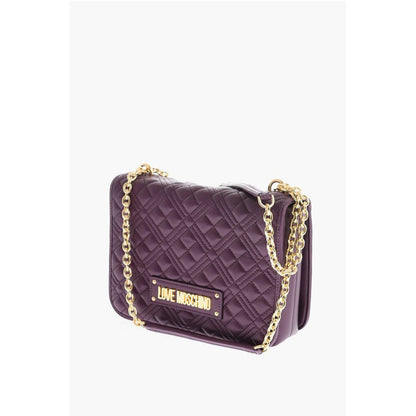 Moschino LOVE quilted faux leather shoulder bag