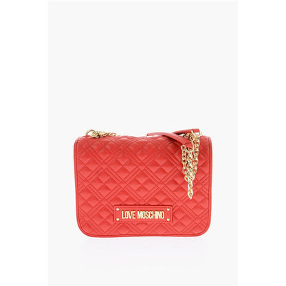 Moschino LOVE quilted faux leather shoulder bag