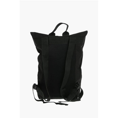 Neil Barrett solid color nylon CITY FLAP backpack