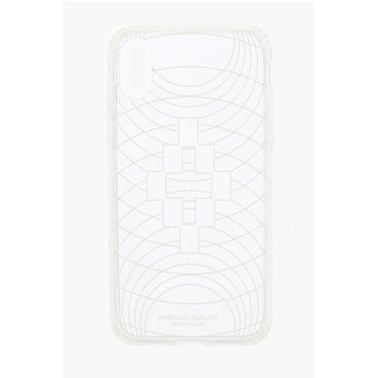 Marcelo Burlon embossed printed sheer TECHNOFOLK XS iphone Case