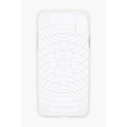 Marcelo Burlon embossed printed sheer TECHNOFOLK XS iphone Case