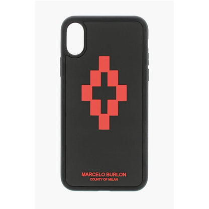 Marcelo Burlon embossed printed CROSS 3D XS iphone case