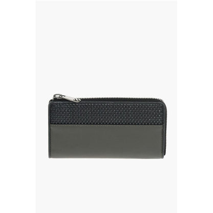 Ermenegildo Zegna EZ LUXURY leather continental wallet with zip closure