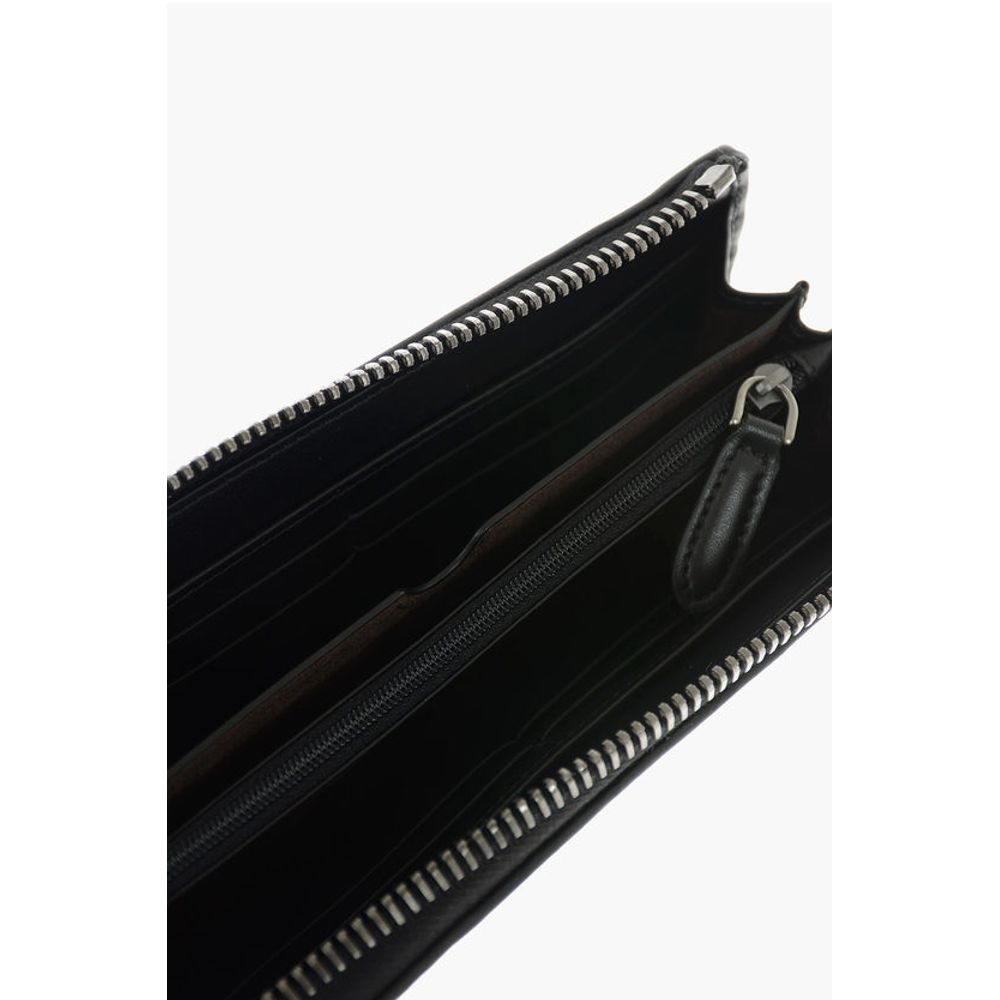 Ermenegildo Zegna EZ LUXURY leather continental wallet with zip closure
