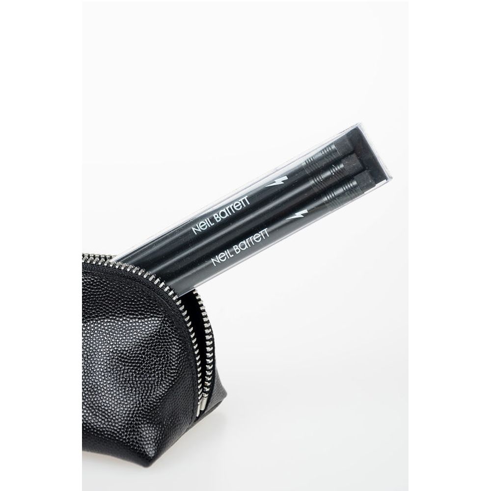 Neil Barrett Leather THUNDERBOLT Pen Case