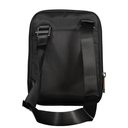 Piquadro Black Recycled Polyethylene Shoulder Bag