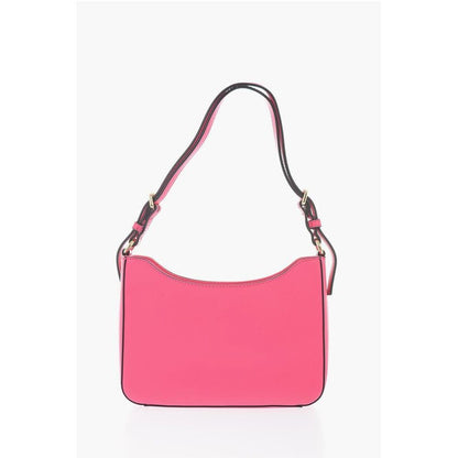 Versace JEANS COUTURE Baroque Motif Shoulder Bag with Embossed Logo