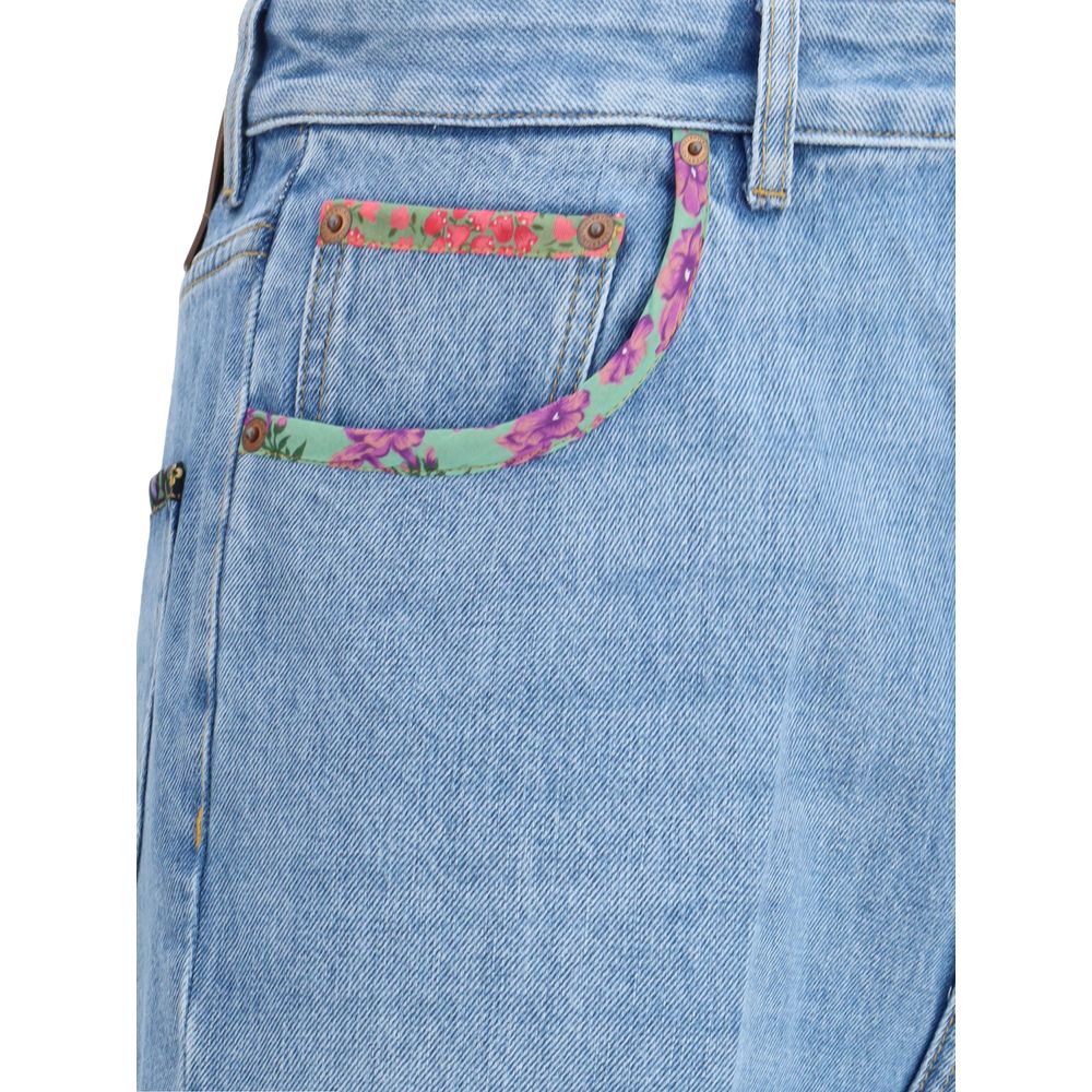 Valentino Jeans with floral details