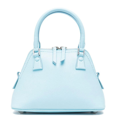 Maison Margiela Blue Leather Handbag