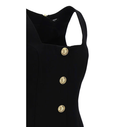 Balmain Black Wool Women's Dress