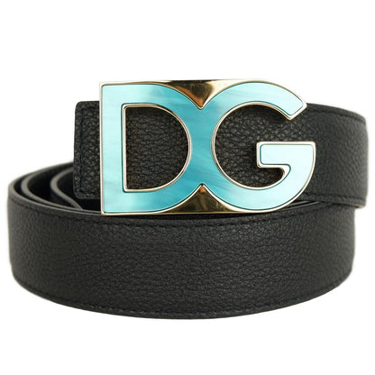 Dolce & Gabbana Black Calfskin Belt