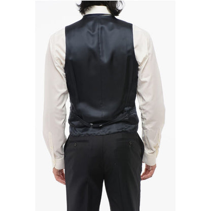 Corneliani Double Brested Vest with Damasked Motif