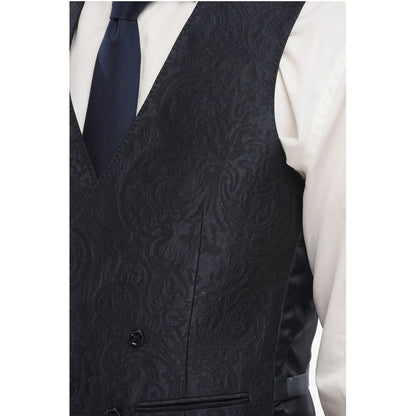 Corneliani Double Brested Vest with Damasked Motif
