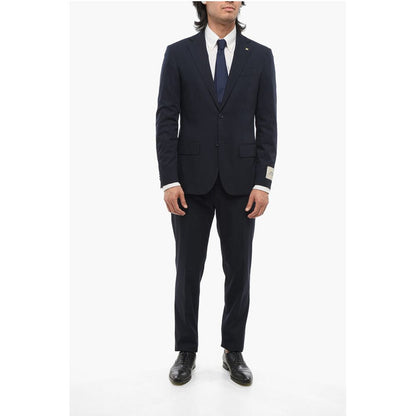 Corneliani CC COLLECTION Stretch Wool REFINED Suit with Notch Lapel