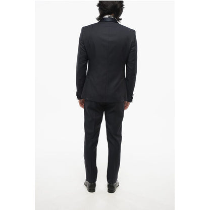Corneliani CC COLLECTION 2-Piece RESET Suit with Satin Shawl Lapel