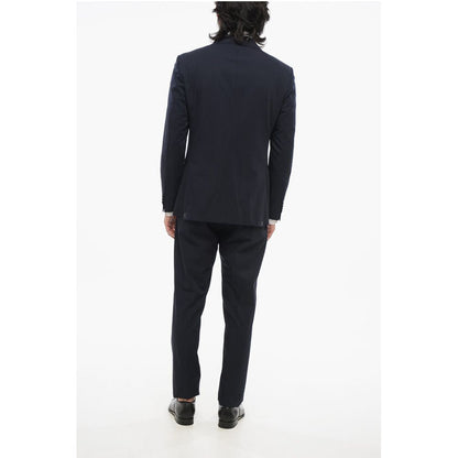Corneliani CC COLLECTION Stretch Wool REFINED Suit with Notch Lapel