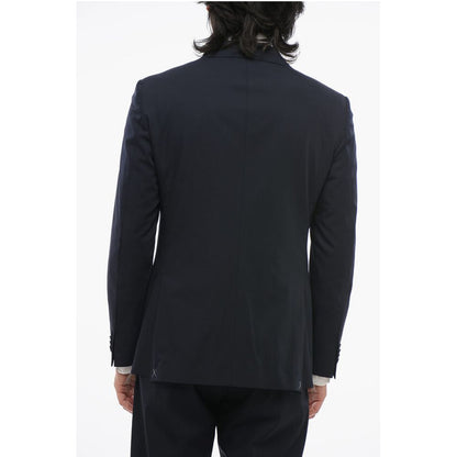 Corneliani CC COLLECTION Stretch Wool REFINED Suit with Notch Lapel