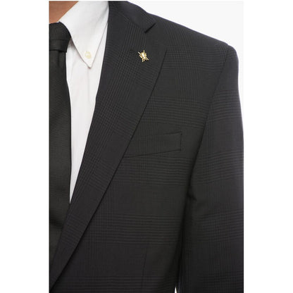 Corneliani CC COLLECTION DIstrict Check REFINED Virgin Wool Suit