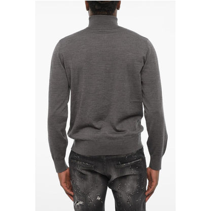 Dsquared² Turleneck Sweater with Ton On Ton Monogram