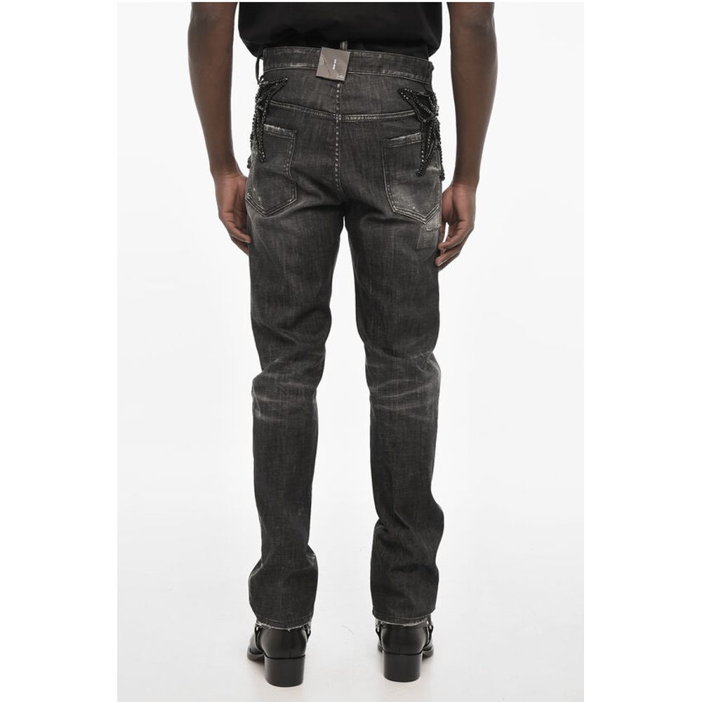 Dsquared² Regular Fit Jeans With Jewels