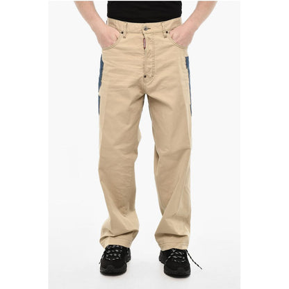 Dsquared² Twill Cotton 5 Pockets with Denim Detail