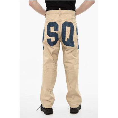 Dsquared² Twill Cotton 5 Pockets with Denim Detail