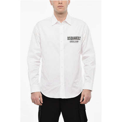 Dsquared² Long Sleeved Shirt With Printed Logo