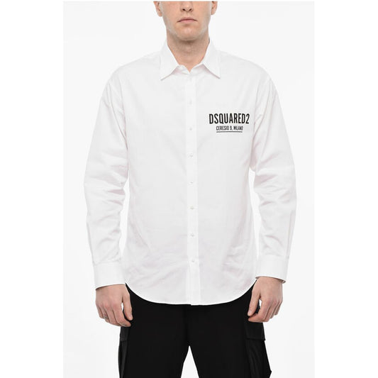 Dsquared² Long Sleeved Shirt With Printed Logo