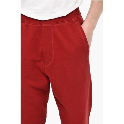 Dsquared² Solid Color Joggers with Back Print