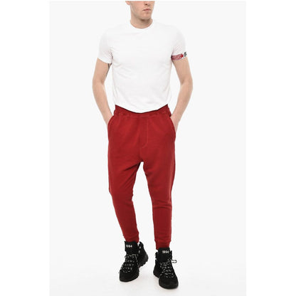 Dsquared² Solid Color Joggers with Back Print