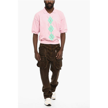 Dsquared² Short Sleeve Sweater with Polo Neck