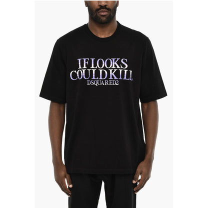 Dsquared² Cotton Crew-neck T-shirt with Print