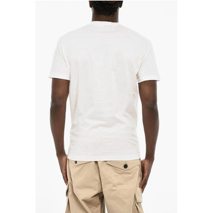 Dsquared² Cotton Crew-neck T-shirt with Contrasting Print