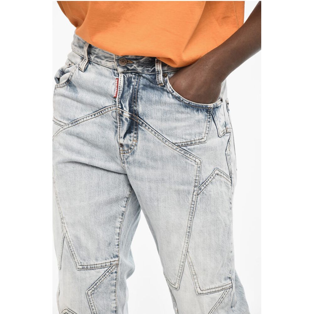 Dsquared² Acid Wash Regular Fit Jeans